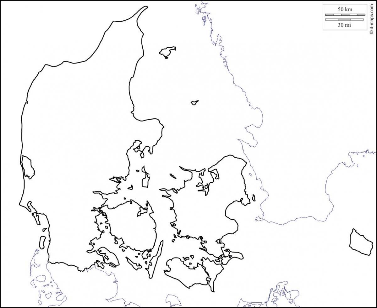 Karta över danmark översikt