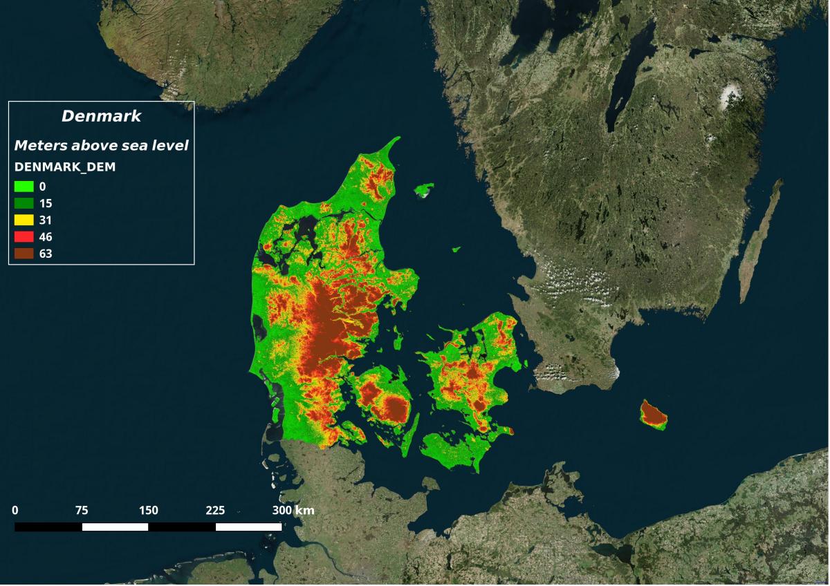 Karta över danmark klimat 