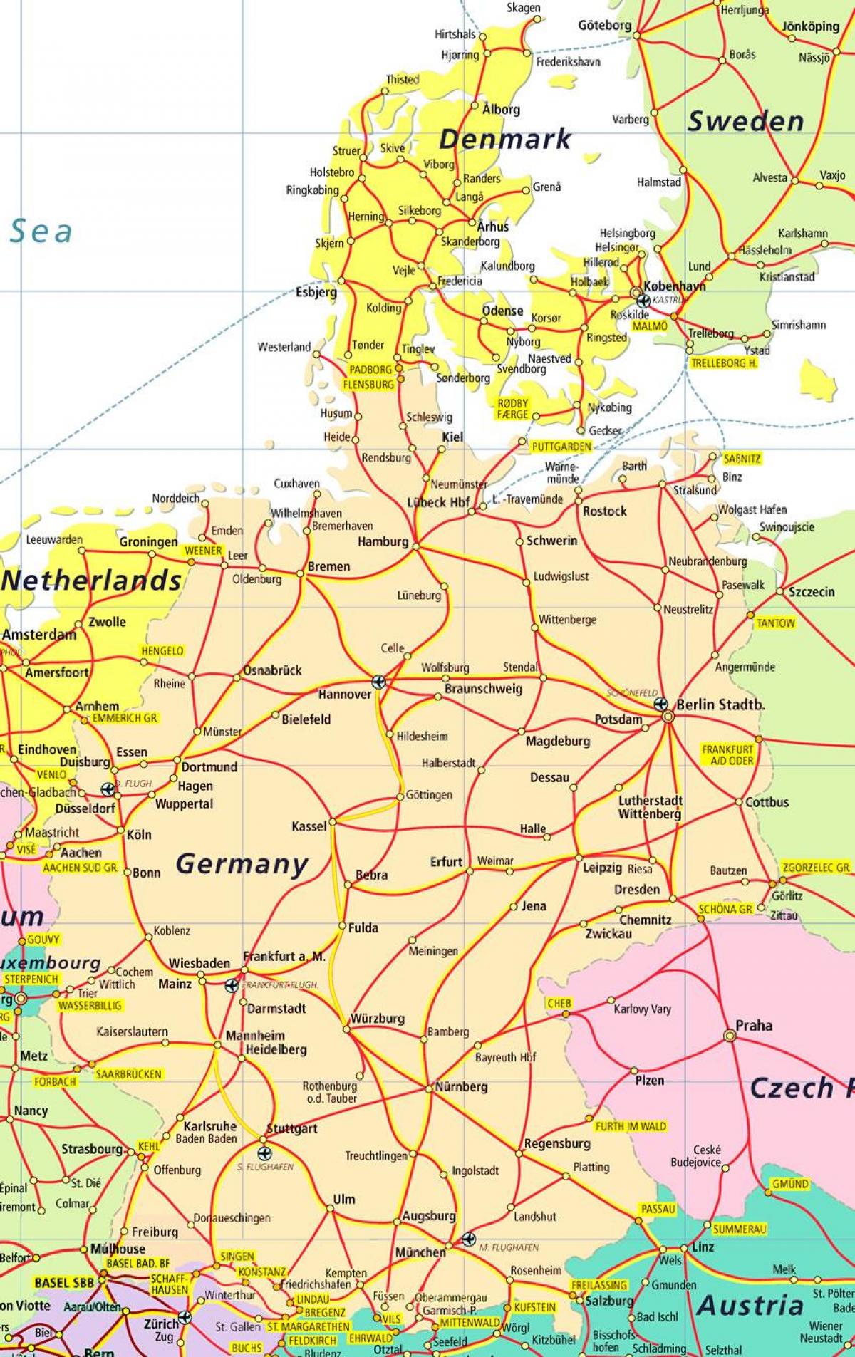 danmark turistattraktioner karta