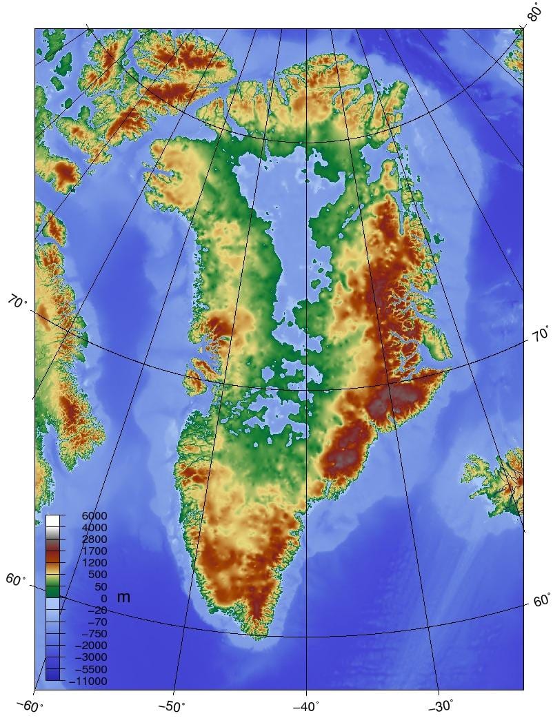 Karta över danmark topografiska