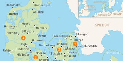 Karta över danmark öar