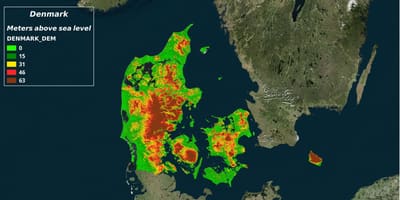 Karta över danmark klimat 
