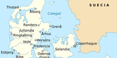Karta över fredericia i danmark